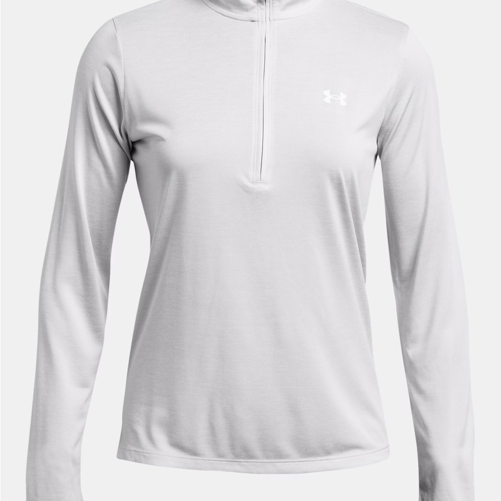 Under Armour Women's Gray Quarter-Zip Sweatshirt
